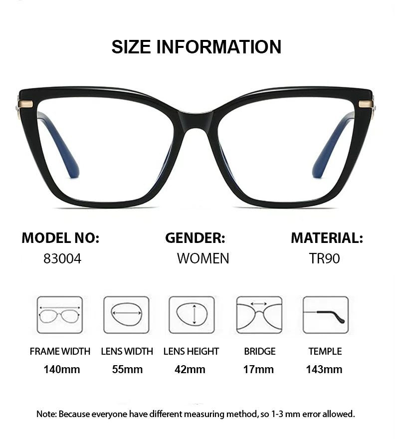 Chashma Ochki Womens Full Rim Cat Eye Tr 90 Alloy Eyeglasses 883004 — view 1 | Chashma Ochki at FuzWeb