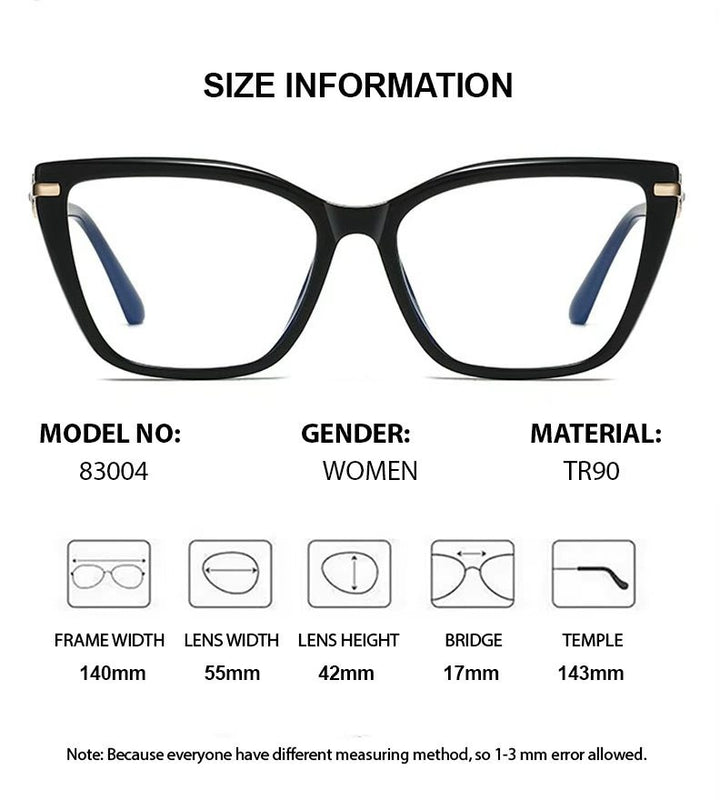 Chashma Ochki Womens Full Rim Cat Eye Tr 90 Alloy Eyeglasses 883004 — view 1 | Chashma Ochki at FuzWeb