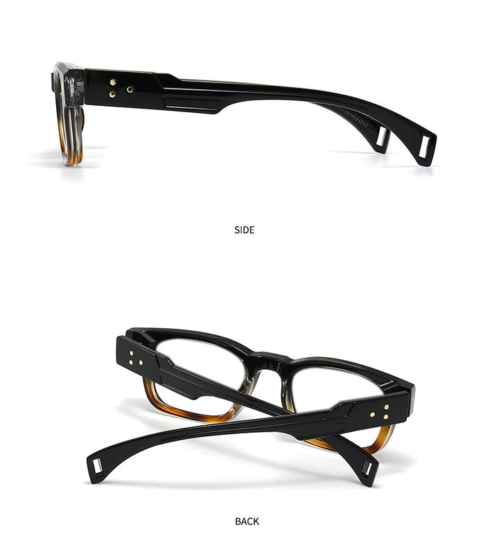 Kocolior Unisex Full Rim Rectangle Acetate Frames 341000 FuzWeb
