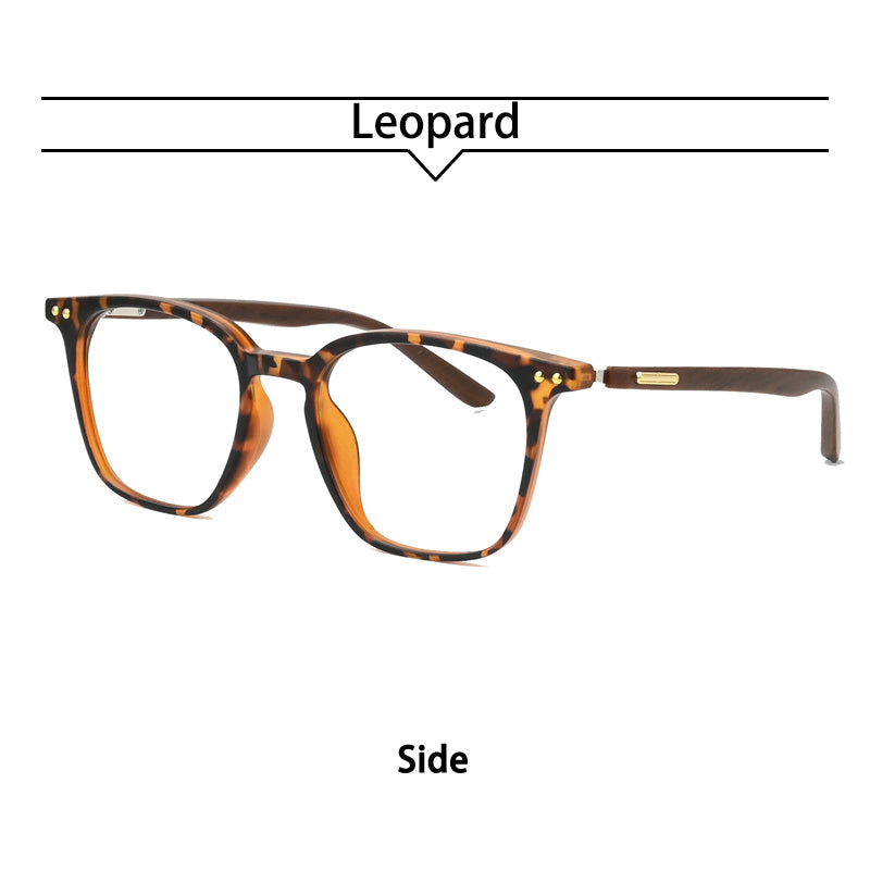 Kocolior Unisex Full Rim Square Tr 90 Alloy Photochromic Reading Glasses 766121.