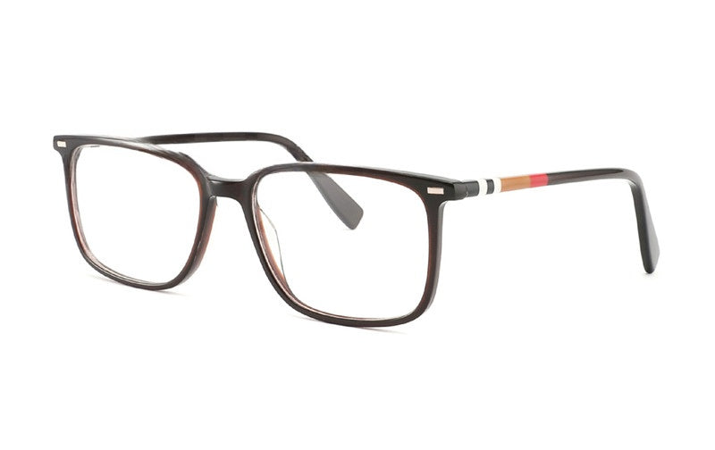Chashma Ochki Unisex Full Rim Square Rectangle Acetate Eyeglasses 9021.