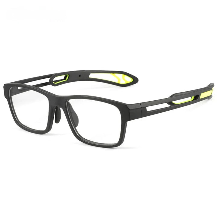 Chashma Ochki Unisex Full Rim Square Tr 90 Titanium Sport Eyeglasses 1927.