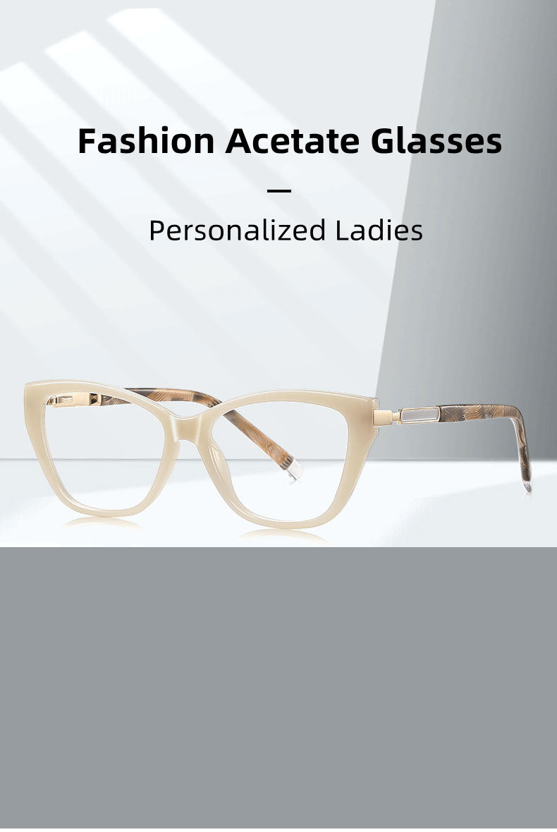 Kocolior Womens Full Rim Cat Eye Acetate Photochromic Reading Glasses 72209 — view 1 | Kocolior at FuzWeb
