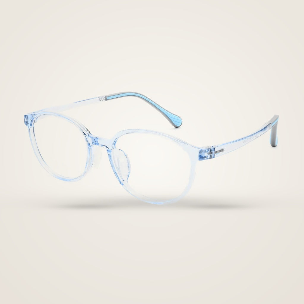 Bclear Unisex Full Rim Square TR90 Eyeglasses 6001LS — view 2 | Bclear at FuzWeb