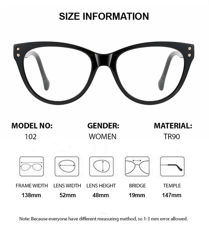 Chashma Ottica Womens Full Rim Cat Eye Tr 90 Titanium Eyeglasses 474102 — view 1 | Chashma Ottica at FuzWeb