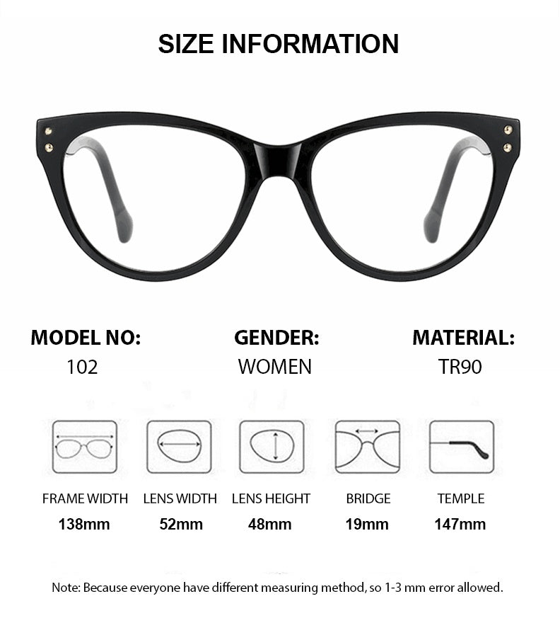 Chashma Ottica Womens Full Rim Cat Eye Tr 90 Titanium Eyeglasses 774102 — view 1 | Chashma Ottica at FuzWeb