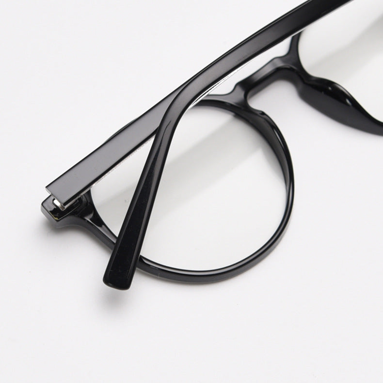 CCspace Unisex Full Rim Round Tr 90 Titanium Eyeglasses 55868 — view 8 | CCspace at FuzWeb