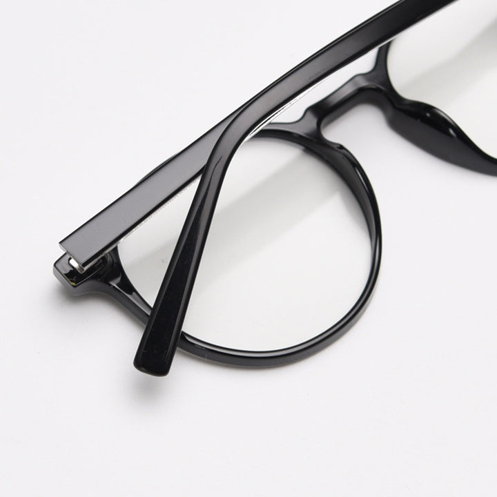 CCspace Unisex Full Rim Round Tr 90 Titanium Eyeglasses 55868 — view 8 | CCspace at FuzWeb