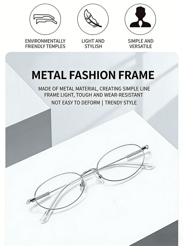 Kansept Unisex Rimless Oval Alloy Frames 502000 — view 2 | Kansept at FuzWeb