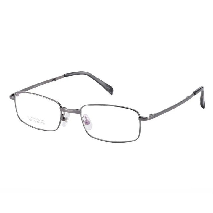 Chashma Ottica Unisex Full Rim Square Foldable Stainless Steel Alloy Eyeglasses 8827