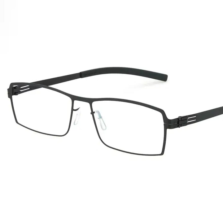 Bobbie Full Rim 508500 Unisex Square Stainless Steel Screwless Frames — view 1 | Bobbie at FuzWeb