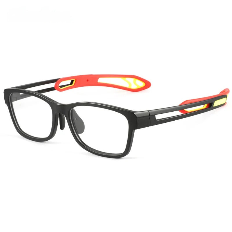 Chashma Ochki Unisex Full Rim Square Tr 90 Titanium Sport Eyeglasses 1927.