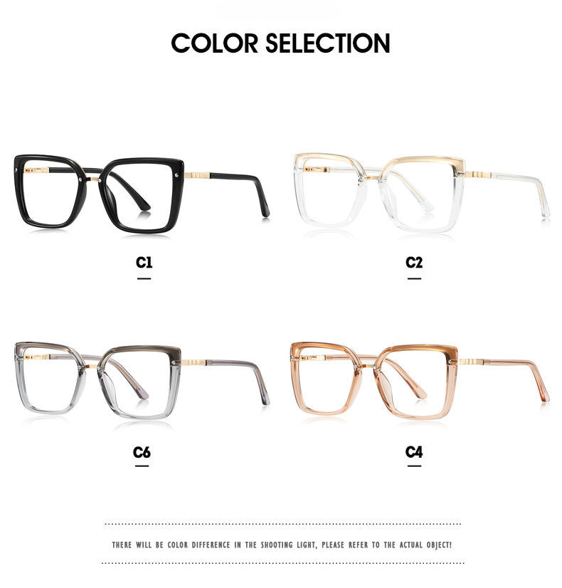Kansept Womens Full Rim Square Polycarbonate Eyeglasses 2224 — view 5 | Kansept at FuzWeb