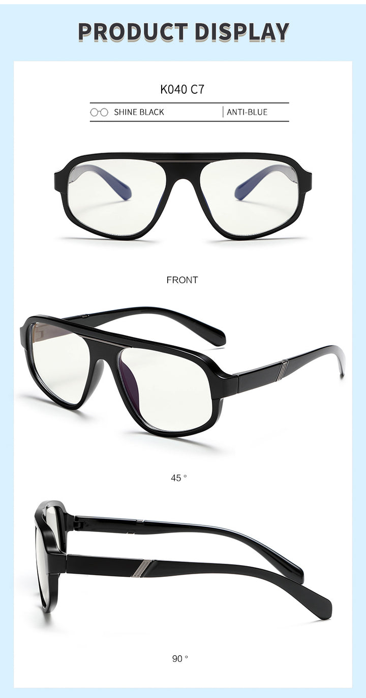 Kocolior Unisex Full Rim Square Tr 90 Photochromic Reading Glasses 627040.