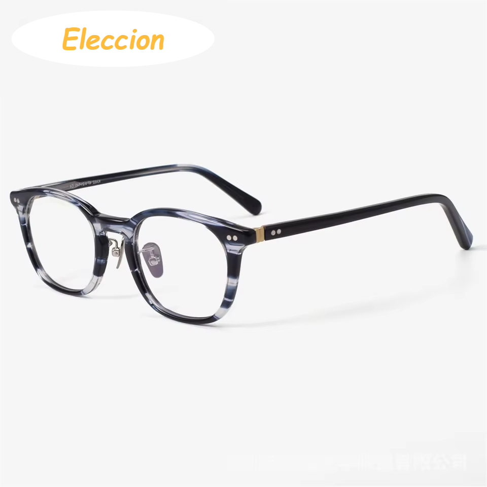 Eleccion Women's Full Rim Square Acetate Eyeglasses 94263