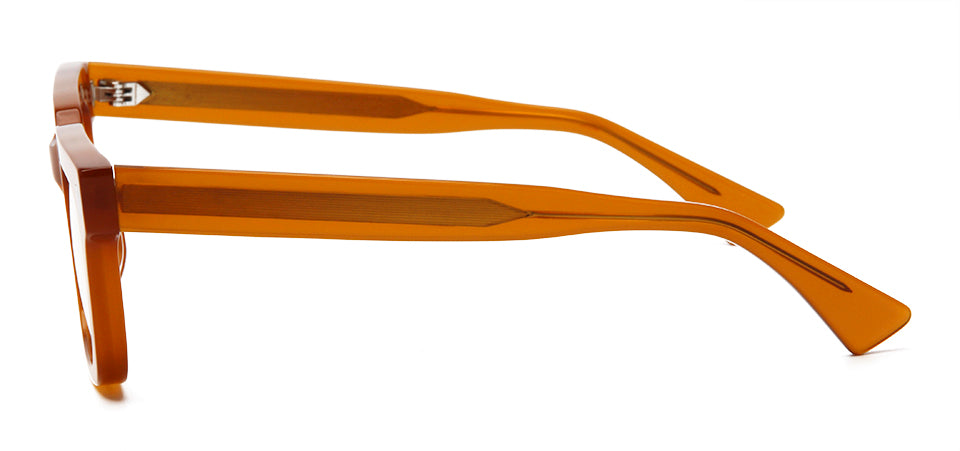 Esnbie Unisex Full Rim Square Thick Acetate Eyeglasses 23046.