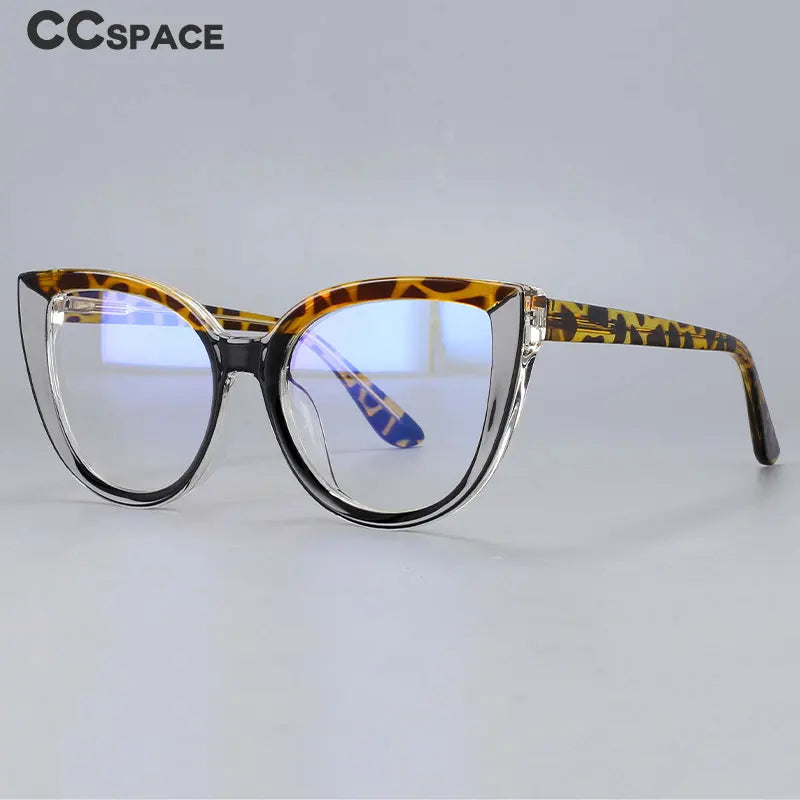 CCspace Womens Full Rim Cat Eye Tr 90 Titanium Reading Glasses R54637 — view 11 | CCspace at FuzWeb