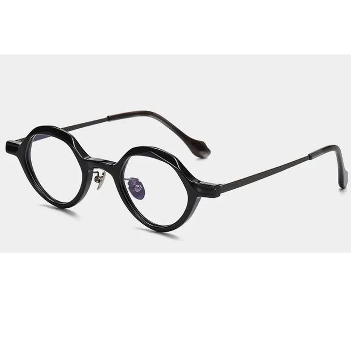 Krasivyy Unisex Full Rim Oval Titanium Acetate Eyeglasses 96071.