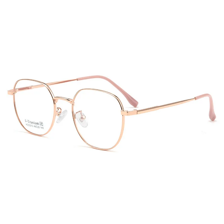 Gmei Optical KO33010K women's square alloy prescription eyeglasses — view 3
