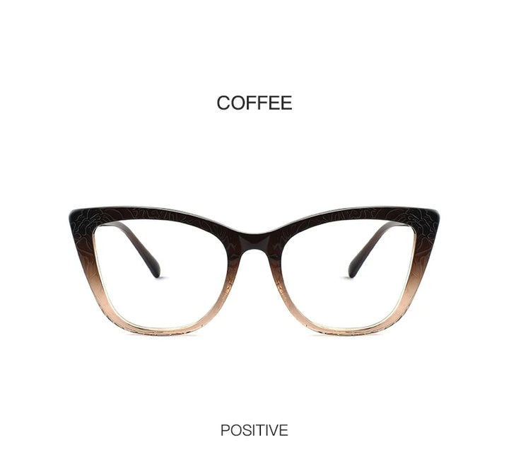 Hotochki Womens Full Rim Cat Eye TR-90 Resin Acetate Frame Eyeglasses Z508 — view 21 | Hotochki at FuzWeb