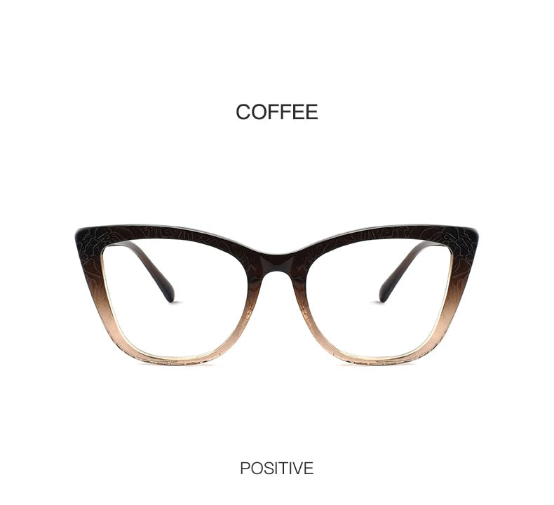 Hotochki Womens Full Rim Cat Eye TR-90 Resin Acetate Frame Eyeglasses Z508 — view 21 | Hotochki at FuzWeb