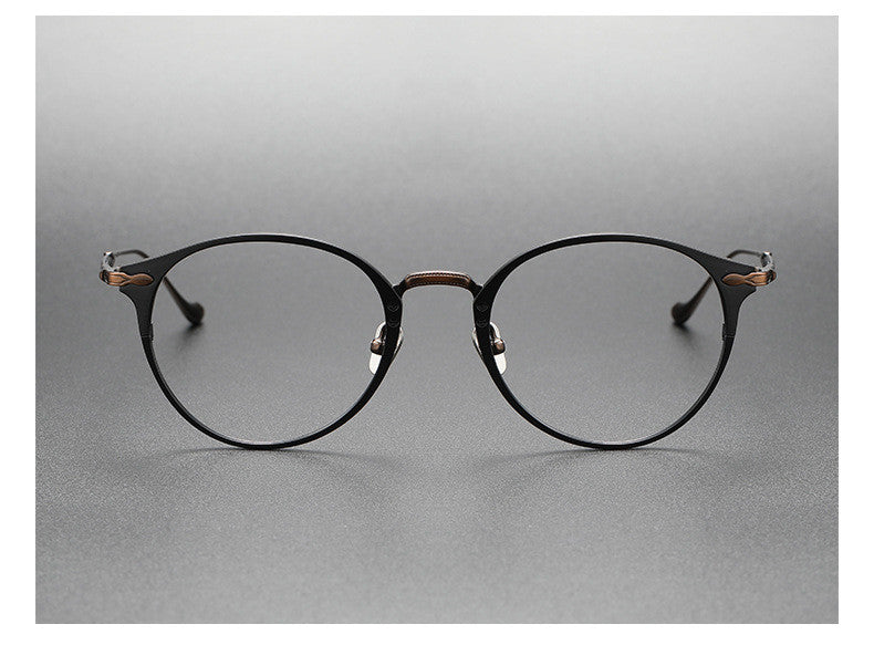 Aimee Unisex Full Rim Oval Round Titanium Eyeglasses 3112.