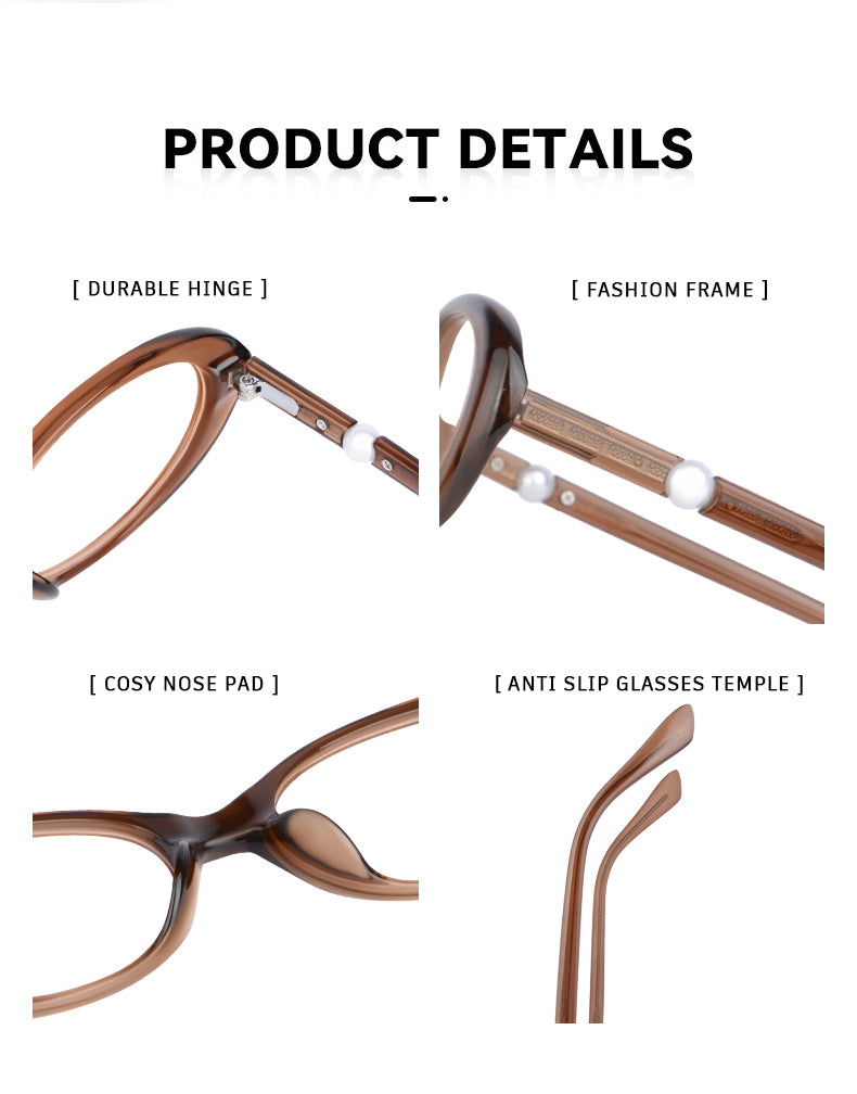 Kansepat Unisex Full Rim Oval Tr 90 Alloy Reading Glasses 77220 — view 2 | Kansept at FuzWeb