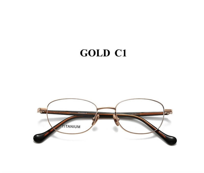 Chashma Ottica Womens Full Rim Oval AcetateTitanium Eyeglasses 407002 — view 2 | Chashma Ottica at FuzWeb