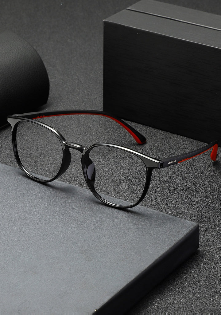 Chashma Womens Full Rim Round Tr 90 Titanium Eyeglasses 81364 — view 2 | Chashma at FuzWeb