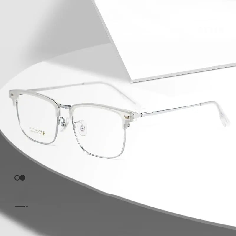 Hotochki Unisex Full Rim Square Titanium Frames 232200 — view 1 | Hotochki at FuzWeb