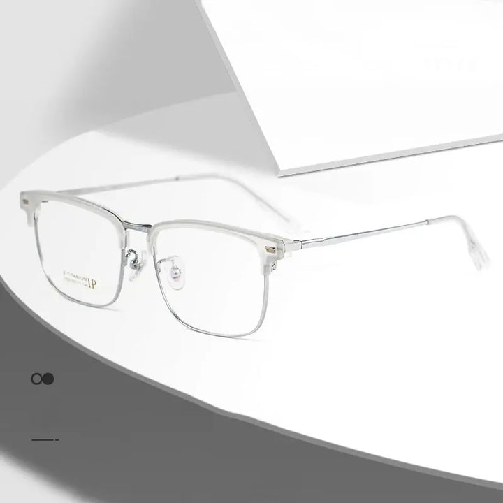 Hotochki Unisex Full Rim Square Titanium Frames 232200 — view 1 | Hotochki at FuzWeb