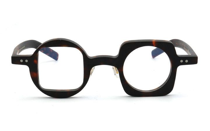 Muzz Womens Full Rim Square Round Acetate Frame Eyeglasses Hp2590 — view 8 | Muzz at FuzWeb