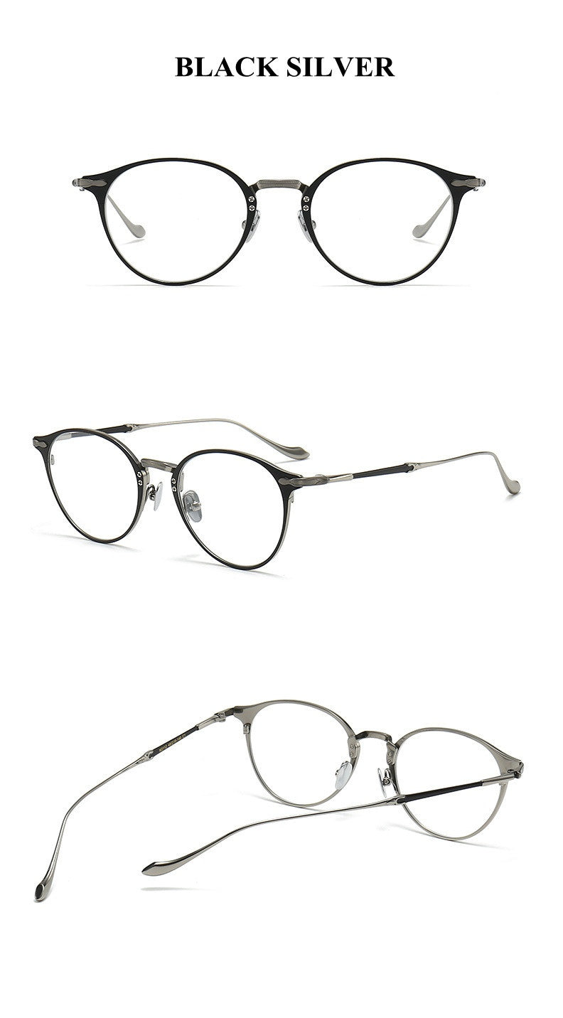Chashma Womens Full Rim Round Titanium Acetate Eyeglasses 883112 — view 2 | Chashma at FuzWeb