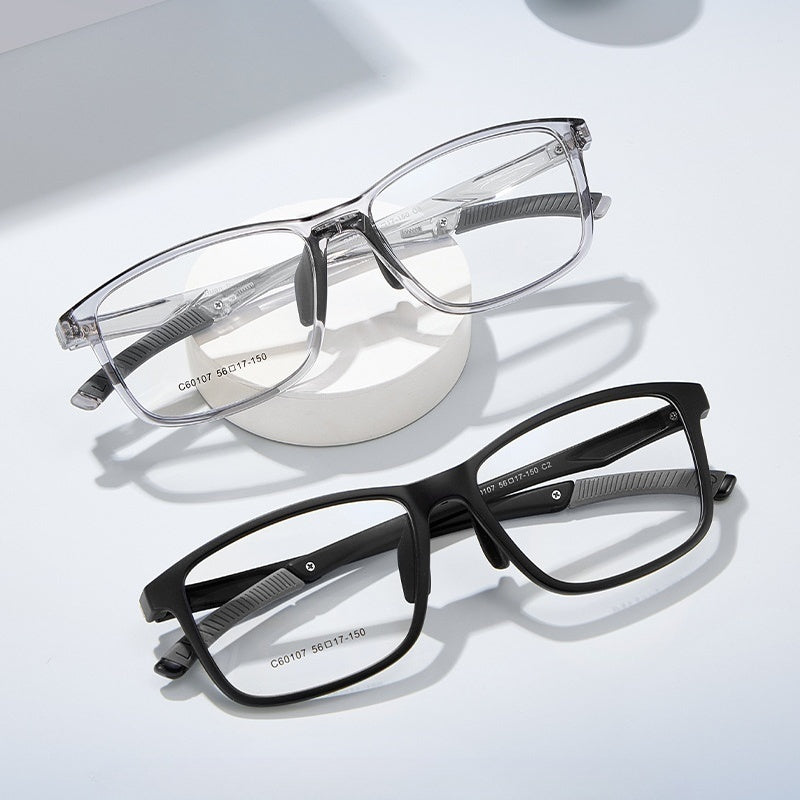 Chashma Ochki Unisex Full Rim Square Tr 90 Titanium Eyeglasses 960107 — view 2 | Chashma Ochki at FuzWeb