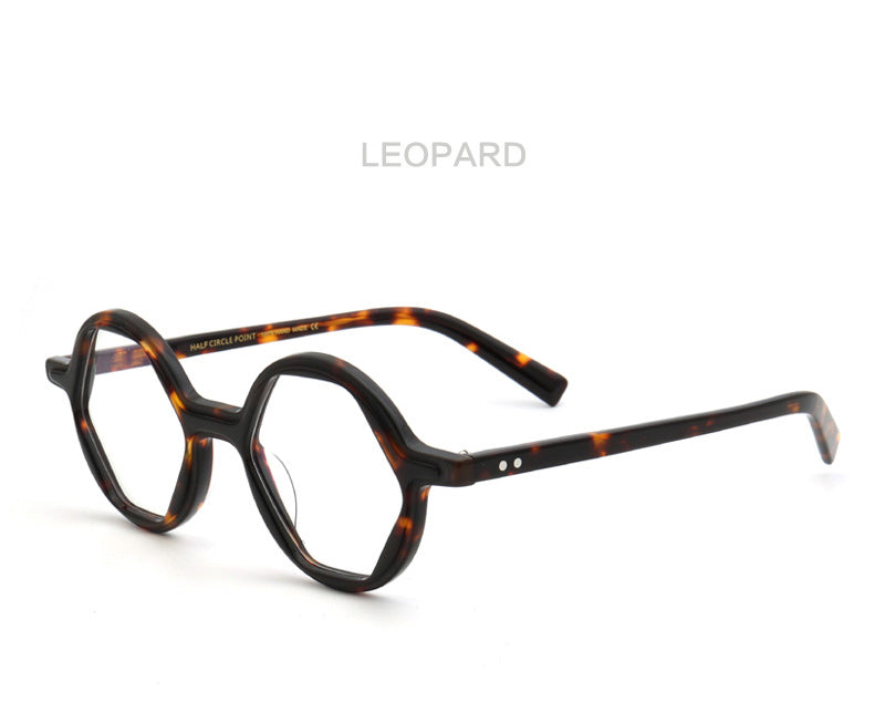 Muzz Mens Full Rim Polygon Acetate Eyeglasses Pes8.