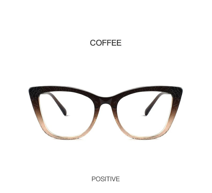 Hotochki Womens Full Rim Cat Eye TR-90 Resin Acetate Frame Eyeglasses Z508 — view 21 | Hotochki at FuzWeb