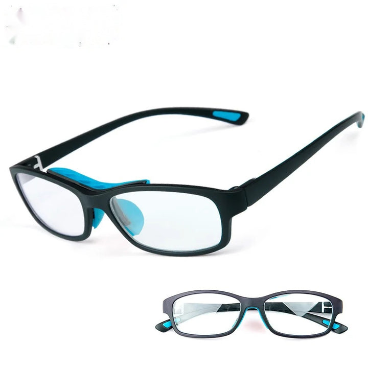 Chashma Ottica Unisex Full Rim Square Tr 90 Titanim Sport Goggle Eyeglasses 010.