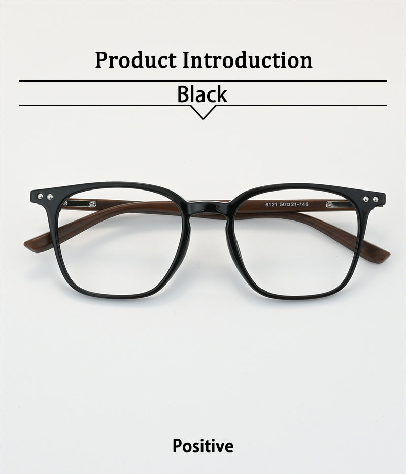 Kocolior Unisex Full Rim Square Tr 90 Alloy Photochromic Reading Glasses 766121.