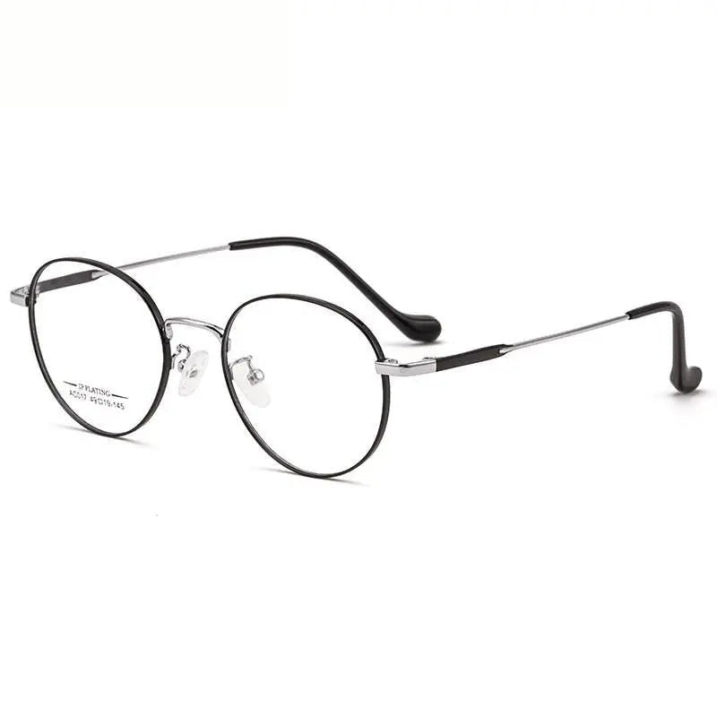 Chashma Ottica Unisex Full Rim Oval Stainless Steel Eyeglasses A017