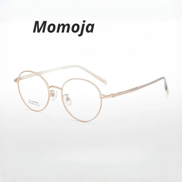 Momoja Women's Full Rim Oval Round Alloy Eyeglasses 73031