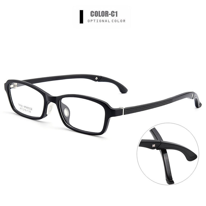 Gmei Unisex Eyeglasses Ultra-Light Tr90 Plastic M8002 — view 5 | Gmei Optical at FuzWeb