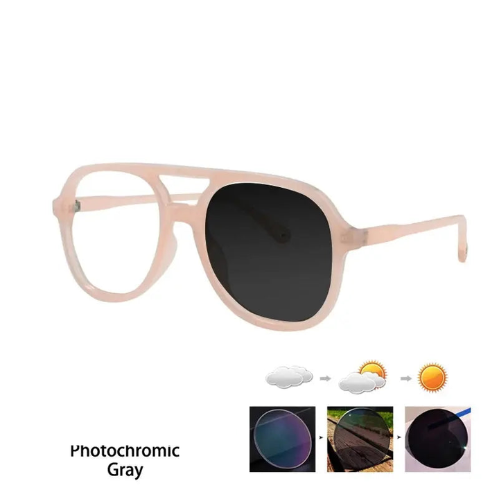 Kocolior Unisex Full Rim Square Double Bridge Tr 90 Reading Glasses 73312.