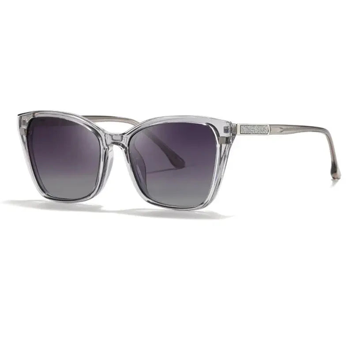 Kansept Unisex Full Rim Square Tr 90 Alloy Reading Glasses Clip On Sunglasses 72005.