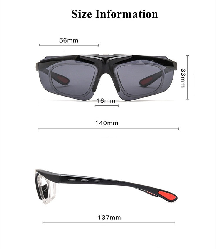 Chashma Ottica Unisex Full Rim Rectangle Tr 90 Titanium Eyeglasses Clip On Sunglasses 232 — view 1 | Chashma Ottica at FuzWeb