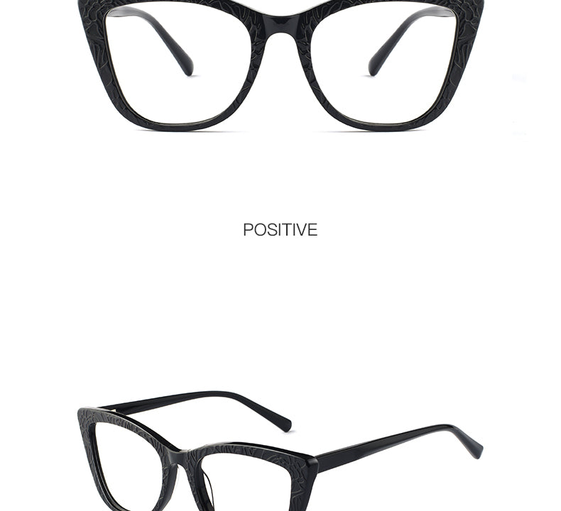 Hotochki Womens Full Rim Cat Eye TR-90 Resin Acetate Frame Eyeglasses Z508 — view 10 | Hotochki at FuzWeb