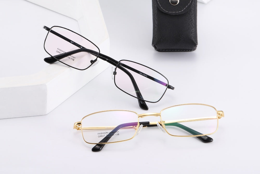 Chashma Ottica Unisex Full Rim Square Foldable Stainless Steel Alloy Eyeglasses 8827 — view 1 | Chashma Ottica at FuzWeb
