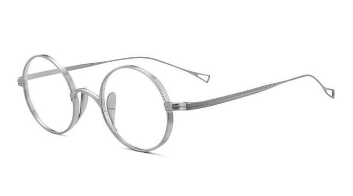 Aimee 999900 Women’s Full Rim Titanium Round Frames — view 1 | Aimee at FuzWeb
