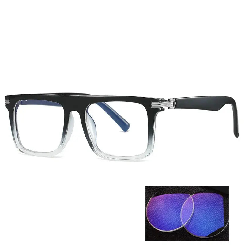 Kocolior 226100 Unisex Full Rim Square Brow Line PC Frames FuzWeb