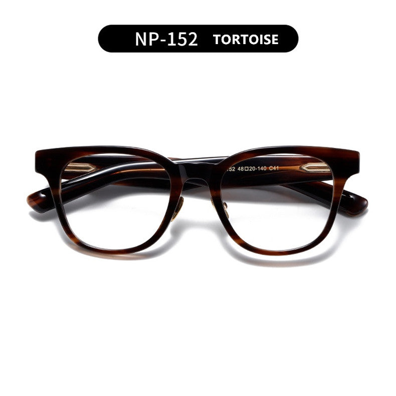 Aimee Unisex Full Rim Square Titanium Acetate Eyeglasses 14152.