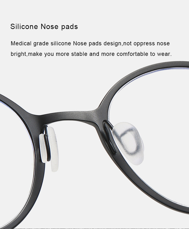 Krasivyy Unisex Full Rim Oval Round Titanium Eyeglasses 35926.